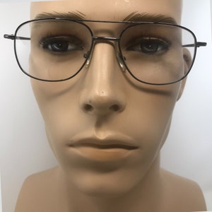 Vintage Pennine Cameo Eyeglasses Glasses Frames Grey Pilot Eyeglasses Frame Retro