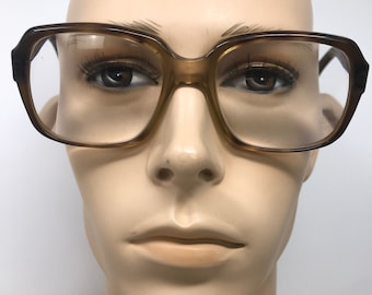Vintage Royal Richard Okulary Oprawki Brązowe Geek Okulary Oprawki Retro