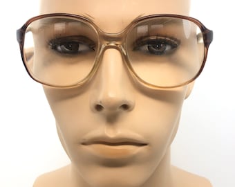 Vintage Julian Eyeglasses Glasses Frame Brown Geek Used Eyeglass Frames Retro