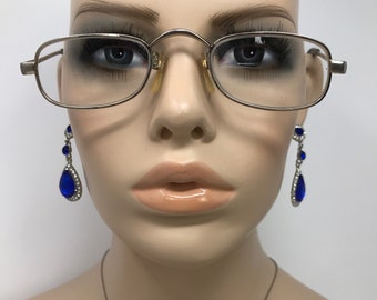 ヴィンテージオーバル型眼鏡フレーム：ライトゴールドべっ甲柄、ユニ