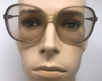 Vintage Menrad Eyeglasses Glasses Frames Brown Square Eyeglasses Frame Retro