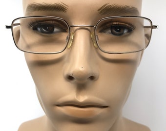 Vintage Specsavers Axel Eyeglasses, Silver Square Frame xeby