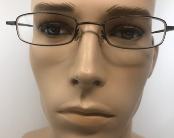 vintage Specsavers Jock Lunettes Lunettes Cadres Marron Ovale Lunettes Cadre Rétro