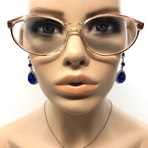 Vintage Specsavers Pauline Eyeglasses Glasses Frames Brown Oval Eyeglasses Frame Retro