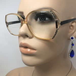 Vintage Rodenstock Tamura lunettes lunettes cadre noir clair utilisé montures de lunettes rétro