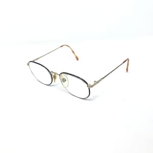 Vintage Musk Eyeglasses Glasses Frame Black Round Panto Used Eyeglass Frames Retro