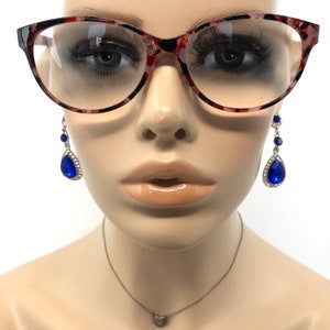 Vintage Pennine Maria Eyeglasses Glasses Frames Red Tortoise Oval Eyeglasses Frame Retro