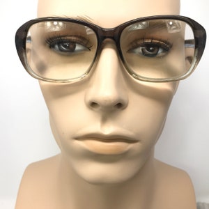 Vintage Adam Mens Eyeglasses Glasses Frame Black Clear Square Used Eyeglass Frames Retro