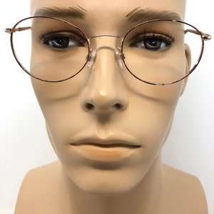 Vintage Jeff Banks Eyeglasses Brown Tortoise Round Glasses Frames Eyeglasses Frame Retro