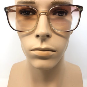 Vintage Dollond & Aitchison William Eyeglasses Glasses Frame Brown Square Used Eyeglass Frames Retro