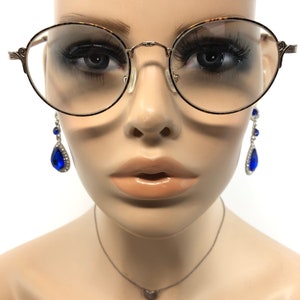 Vintage Oliver Goldsmith Eyeglasses Glasses Frames Brown Gold Round Eyeglasses Frame Retro