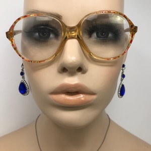 Vintage Round Eyeglasses Glasses Frames Red Clear Eyeglasses Frame Small  Retro