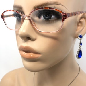 Vintage A Salter Dist Eyeglasses Glasses Frame Pink Clear Oval Used Eyeglass Frames Retro