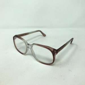 Vintage West Eyeglasses Glasses Frames Brown Square Eyeglasses Frame Retro