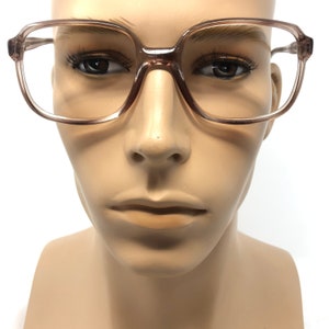 Vintage Nigura 301 Eyeglasses Glasses Frames Clear Grey Square Eyeglasses Frame Retro