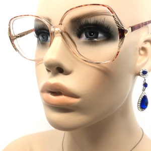 Vintage Red Eyeglasses Bethan Ladies Glasses Frame Used Eyeglass Frames Retro
