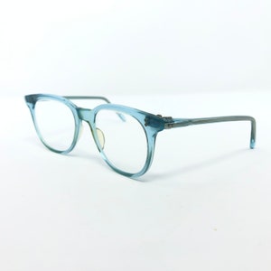 Vintage Kids Eyeglasses Glasses Frames Blue Square Eyeglasses Frame Retro