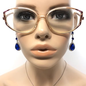 Vintage Silhouette M1803 Eyeglasses Glasses Frames Brown Oval Eyeglasses Frame Retro
