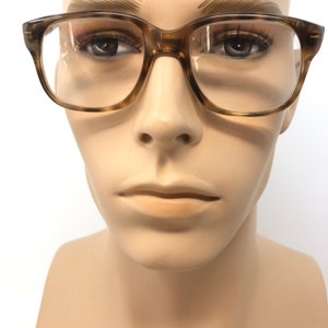Vintage Severn C211 Eyeglasses Glasses Frame Brown Tortoise Square Used Eyeglass Frames Retro