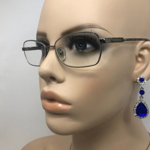 Occhiali da vista vintage Versace MOD 1192 Montatura per occhiali Marrone Rettangolare Montatura per occhiali usata Retro