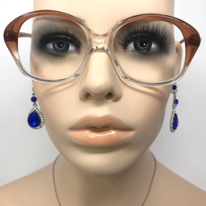 Monture de lunettes vintage Valul Summer Range, monture de lunettes marron clair carré occasion rétro