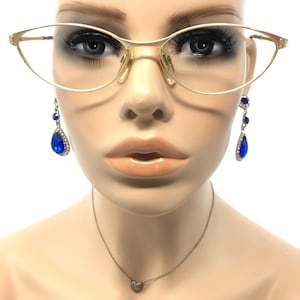 Vintage Joop! FMG Mod 333 Eyeglasses Glasses Frames Gold Cat Eye Oval Eyeglasses Frame Retro
