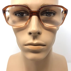 Vintage Louis Stone L.S. 7009 Eyeglasses Glasses Frame Brown Square Used Eyeglass Frames Retro