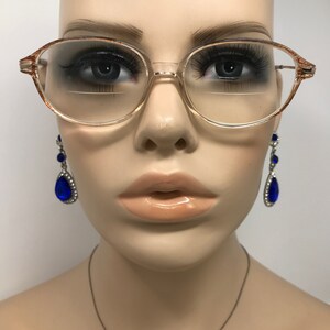 Vintage Dollond & Aitchison Turner Eyeglasses Glasses Frames Orange Oval Eyeglasses Frame Retro