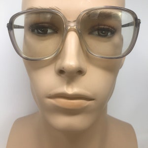 Vintage Silhouette Mod 1076 Eyeglasses Glasses Frames Grey Geek Eyeglasses Frame Retro