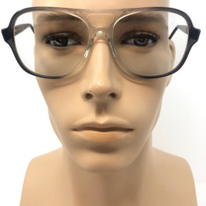 Vintage Merx Henley Eyeglasses Glasses Frames Grey Pilot Square Eyeglasses Frame Retro