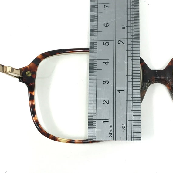 Vintage Mens Eyeglasses Glasses Frames Brown Tort… - image 8