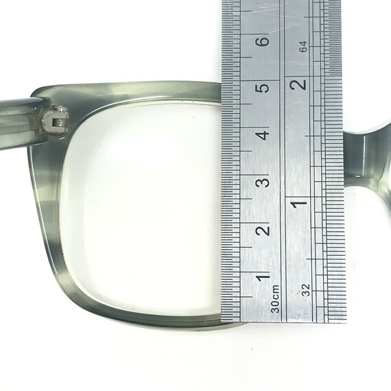 Vintage Mens Eyeglasses Glasses Frames Green Mott… - image 8