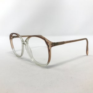 Montures de lunettes Norville Trixi vintage marron clair carrées usagées