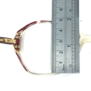 Vintage Specsavers Gaynor Eyeglasses Glasses Frames Red Square Eyeglasses Frame Retro image 8