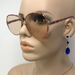 Vintage Bittner Amara Eyeglasses Glasses Frame Pink Oversize Used Eyeglass Frames Retro