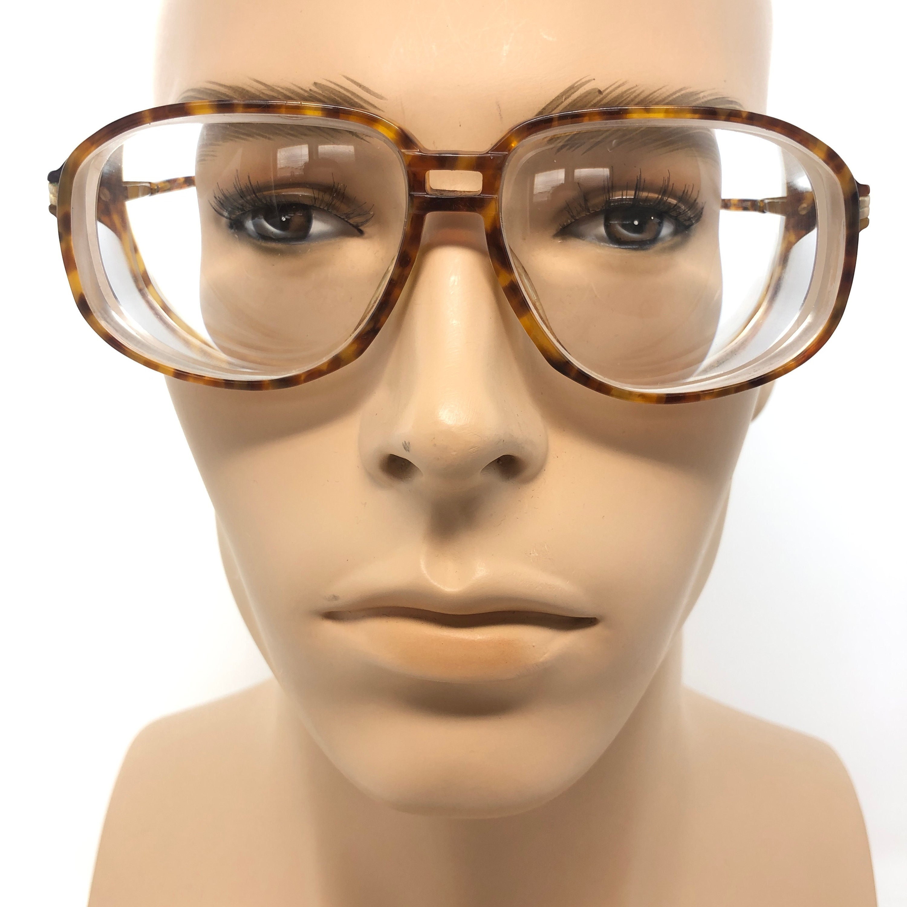 Vintage Oliver Goldsmith OG 204S Eyeglasses Glasses Frame Amber