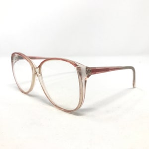 Vintage Oversized Eyeglasses Glasses Frames Pink Eyeglasses Frame Retro