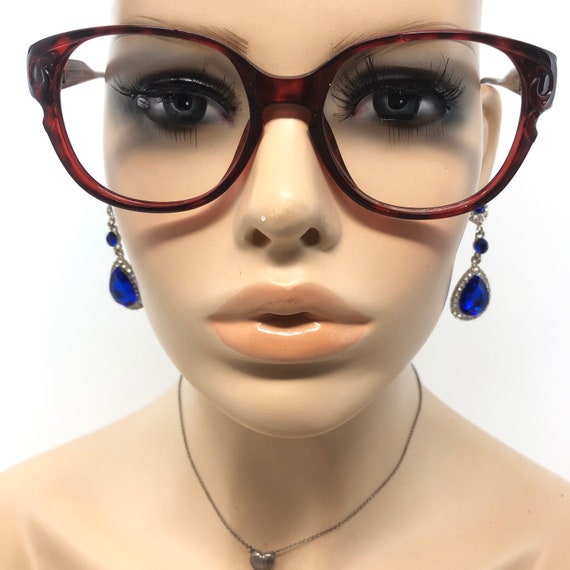 Vintage Christian Lacroix 7307 Eyeglasses Glasses Frames Red Tortoise Square Eyeglasses Frame Retro Xeby Etsy