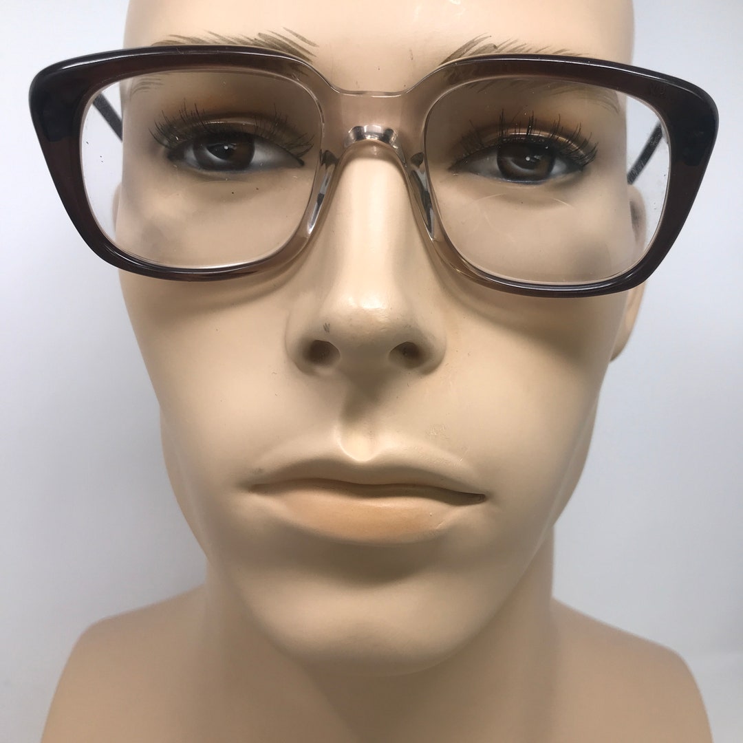 Vintage Hadley Zed Eyeglasses Glasses Frames Brown Geek Eyeglasses