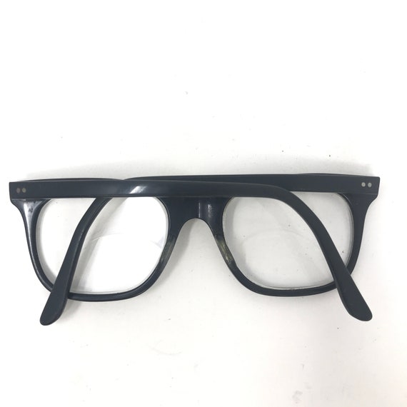 Vintage Mens Eyeglasses Glasses Frames Black Geek… - image 6