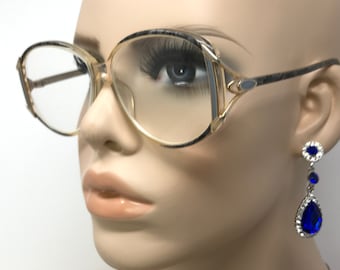 Vintage Specsavers IDI Eyeglasses Glasses Frame Grey Square Used Eyeglass Frames Retro
