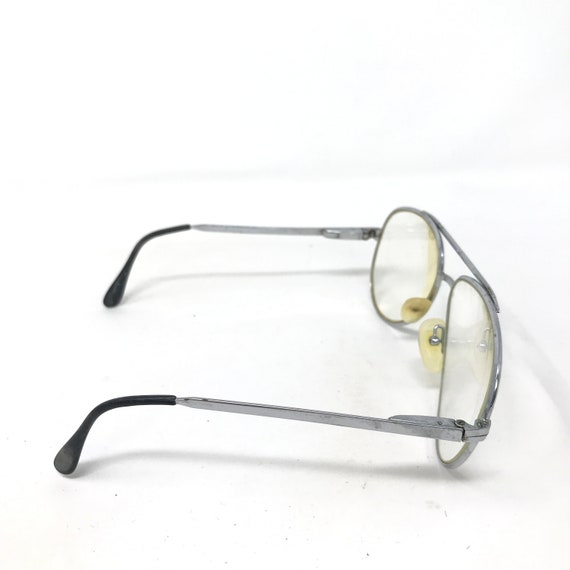 Vintage Mens Pilot Eyeglasses Glasses Frames Silv… - image 5