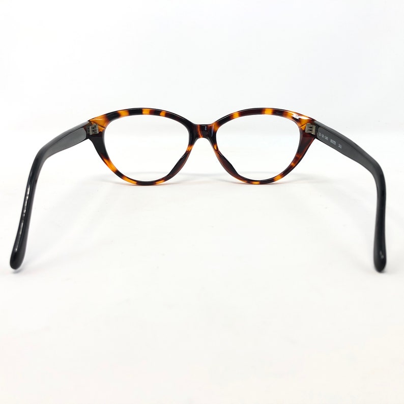 Vintage Boots 24J Eyeglasses Glasses Frame Brown Cat Eye Used Eyeglass