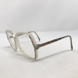 Vintage Invicta Oversized Eyeglasses Glasses Frames Brown Ladies Eyeglasses Frame Retro