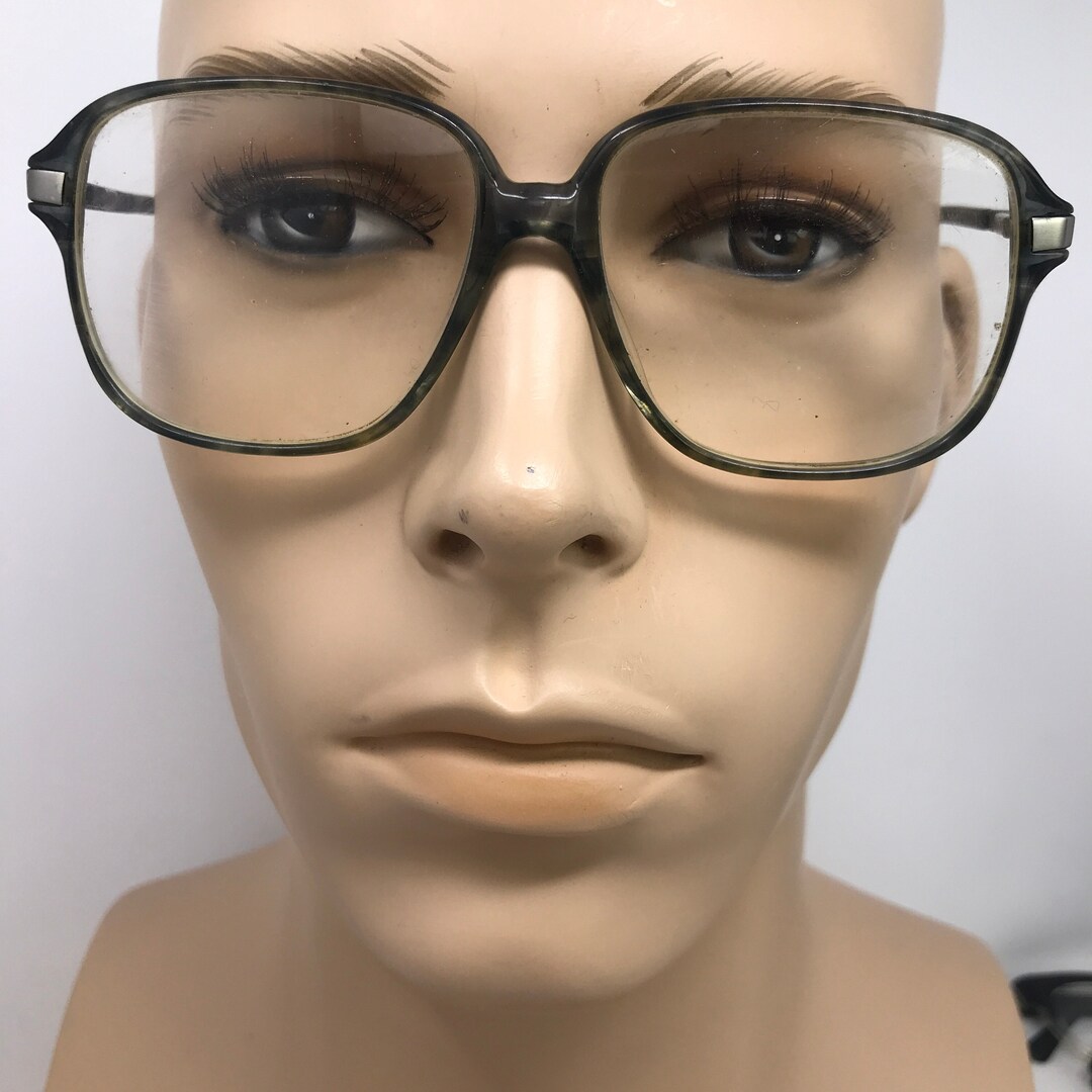 Vintage Specsavers Eyeglasses Glasses Frames Green Square Eyeglasses vintage-specsavers-eyeglasses-glasses-frames-green-square-eyeglasses