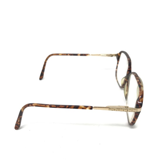 Vintage Mens Eyeglasses Glasses Frames Brown Tort… - image 5