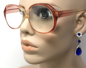 Vintage Specsavers Eyeglasses Glasses Frame Pink Square Used Eyeglass Frames Retro