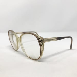 Vintage Ladies Oversize Eyeglasses Glasses Frames Brown Eyeglasses Frame Retro