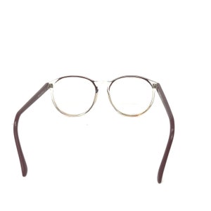Vintage Specsavers MC-616 glasögonbåge röd rund panto begagnade glasögonbågar retro bild 4