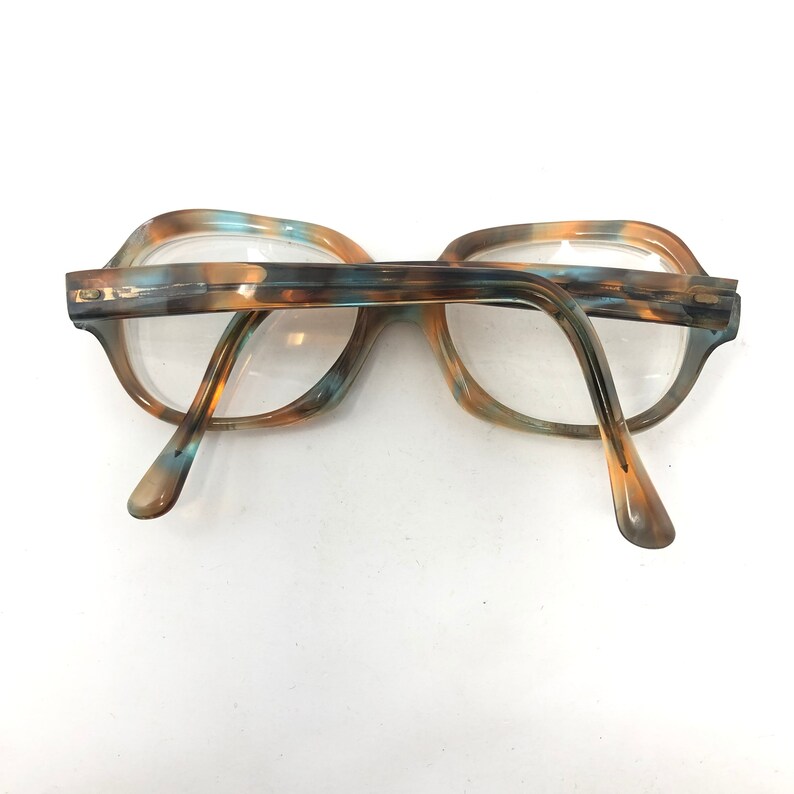 Vintage Horn Rimmed Eyeglasses Glasses Premiere Frame Brown Etsy